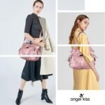 Purses and Handbags Women Fashion Tote Bag Shoulder Bags Top Handle Satchel Purses Washed Synthetic Leather Handbag - Image 3