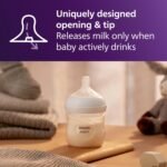 Avent - 3Pk Natural Baby Bottle With Natural Response Nipple, Clear, 4Oz - Image 4