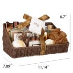 Valentines Day Gifts Bath and Body Gift Basket Set for Women - Coconut Vanilla Gift, Spa Gift Basket 17-Piece Bath Gift Set Self Care Gift for Mothers Day, Fathers Day, Birthday, Christmas Gifts - Image 6