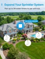 meross WiFi Water Hose Timer with WiFi Hub, Smart Sprinkler Valve with Brass Inlet & Outet, Work with Apple Homekit, Alexa & Google Assistant, Watering Timer for Lawn, Garden, Yard and Pool - Image 6