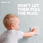 Outlet Cover Box for Child Safety (2 Pack) Duplex & Decorator Electrical Outlet Plates, Concealed Access Buttons, and Spacious Compartment - Jool Baby - Image 3