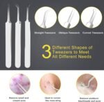 Pimple Popper Tool Kit - Boxoyx 10 Pcs Blackhead Remover Comedone Extractor Kit with Metal Case for Quick and Easy Removal of Pimples, Blackheads, Zit Removing, Forehead,Facial and Nose(Silver) - Image 5