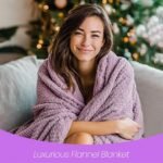 Birthday Gifts for Women Care Package, Get Well Soon Gift Baskets, Valentines Day Gifts for Her, Mom, Girlfriend, Bestie, Sister, Wife - Self Care Gift Sets with Luxurious Flannel Blanket - Image 5