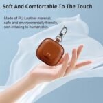 Headphones Cases for Redmi Buds 3,Earphone Protective Cover,Scratch-Proof,Shock-Proof Business PU Leather Cases Covers (Headphones not Included) - Image 5