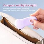 REVEX Nose Blackhead Remover Tool Set,Blackhead Scraper Tool,2Pcs Pore Cleaning Brush, Face Scrubber Skin Spatula, Pore Scrubber for Deep Cleansing,Face Exfoliator Scrubber for Women Men.(Purple) - Image 7