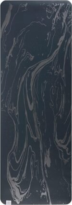 Gaiam Dry-Grip Yoga Mat - 5mm Thick Non-Slip Exercise & Fitness Mat for Standard or Hot Yoga, Pilates and Floor Workouts - Cushioned Support, Non-Slip Coat - 68 x 24 Inches - Image 9