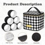 Hair Roller Set 18 pcs,Hair rollers with hair clips and comb,Salon hairdressing curlers,DIY Hair Styles, Sungenol 3 Sizes Hair Rollers in 1 set - Image 3