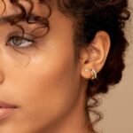 Gold Hoop Earrings Set for Women, 14K Gold Plated Dangle Cartilage Earring for Multiple Piercing, Dainty Gold Earrings Stacks - Image 6