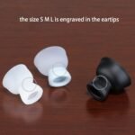 Spare Ear Tips Compatible for Redmi Buds 6 Lite/Pro Silicone Eartips Earplugs with Portable Storage Box 3 Pairs S M L (Black, 2 Pairs L+1 Pair M) - Image 5