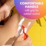 BIC Soleil 3 Colors Women's Disposable Razors With Aloe Vera and Vitamin E Lubricating Strip for Enhanced Glide, With 3 Blades, 14 Count - Image 6