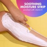 BIC Soleil 3 Colors Women's Disposable Razors With Aloe Vera and Vitamin E Lubricating Strip for Enhanced Glide, With 3 Blades, 14 Count - Image 7