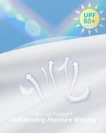 G4Free Lightweight Maternity Long Sleeve Workout Tops UPF 50+ Rash Guard Half Zip Sun Shirts Ruches Pregnancy Pullover - Image 4