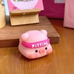 Unique Cute Silicone Pig Pattern Case with Keychain for Redmi Buds 3 Pro Cover Case for Women Men for Redmi Buds 3 Pro - Image 5