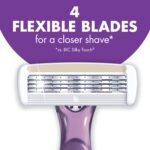 BIC Soleil 4 Escape Scented Women's Disposable Razors, 4 Blades, Comfortable Shave, Lavender & Eucalyptus Scented Handle Shaving Razors for Women, 12 Count - Image 7