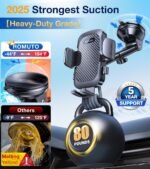 Romuto Phone Holders for Your Car Phone Holder Mount【Super Suction】Cell Phone Mount for Car Accessories for Women Men Windshield/Vent/Dashboard Pad Mount Truck Stand GPS Dash Holder for iPhone Samsung - Image 5