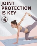 YOTTOY Yoga Mat, 72"x 32"x1/3" Extra Wide Non-Slip Exercise Fitness Yoga Mats,Eco-Friendly TPE Exercise Mats for Women Men Home Workout with Strap Bag - Image 5