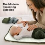 KeaBabies Portable Diaper Changing Pad, Easy Wipe Clean - Foldable Waterproof Baby Changing Mat for Diaper Bag, Compact, Lightweight, 25x13 Newborn, Infant, Baby Changer Travel Essential (Dark Olive) - Image 10