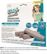 Molly's Marvelous Scrubbing Sticks, Pumice Stones for Tiles, Bathroom, Kitchen, and Hard Water, Household Cleaning Tool, 4pk - Image 3