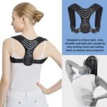 Posture Corrector, Back Brace for Women and Men, Adjustable Back Support, Shoulder Straightener for Improving Hunchback, Providing Pain Relief from Neck, Shoulder, and Upper Back-Black - Image 4