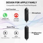 UrbanX R2 Wired in-Ear Headphones with Mic for Xiaomi Redmi 3 Pro with Tangle-Free Cord, Noise Isolating Earphones, Deep Bass, in-Ear Bud Silicone Tips - Image 4