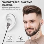 UrbanX R2 Wired in-Ear Headphones with Mic for Xiaomi Redmi 3 Pro with Tangle-Free Cord, Noise Isolating Earphones, Deep Bass, in-Ear Bud Silicone Tips - Image 5