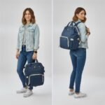 Diaper Bag Backpack, MUIFA Multifunction Waterproof Travel Back Pack Maternity Baby Nappy Changing Bags with Insulated Pockets, Large Capacity, Durable (Navy Blue) - Image 7