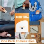 Impossibly Compact Travel Wipes - 99.5% Water - Safe for Sensitive Skin & Hypoallergenic, Resealable, Thick & Durable - For Adults, Kids & Baby Care - Unscented, 10 Pack Total 60 Wipes - Image 4