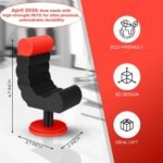 VELENTI Gamer Chair Phone Stand - Phone Holder for Smartphones, Kindles Up to 19 cm Tall - Fun Gaming Accessories for Gamers - Useful Gamer Gadgets - Lovely Birthday Gift for Gamers - Image 3