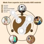 Child Proof Cabinet Locks-(10-Pack) - Child Locks For Cabinets And Drawers,Easy To Install (No Drilling) For Drawers, Cabinet Seat, Toilet Seat, Fridge, Oven, Appliances - Image 5