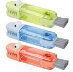 3 in 1 Cup Lid Gap Cleaning Brush Set, Multifunctional Bottle Cleaning Brush, Silicone Cup Lid Gap Cleaner, Home Kitchen Crevice Cleaning Tools (Multicolored) - Image 2