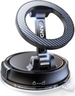 ANDERY Car Phone Holder for Magsafe [78+LBS Strongest Suction & 2400gf Magnetic] 360° Adjustable Car Phone Mount, Phone Holders for Your Car for iPhone 17 Pro Max 16 15 14 13 12 Air Plus, Carbon Fiber - Image 2