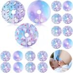 Breling 24 Pack G Tube Button Covers Cotton Pads for Feeding Support G Tube Accessories, Unicorn Feeding Button Pads Supplies Nursing Breast Supplies for Women - Image 2