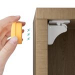 Child Safety Magnetic Cabinet Locks (12 Pack + 2 Keys) - Baby Proofing Cupboard Locks with Key for Toddler-Easy Installation, Invisible, Yellow - Image 2
