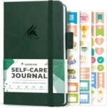 Clever Fox Self-Care Journal Pocket – Daily Reflection Notebook – Mental Health & Personal Development Planner, Meditation & Mood Log (Forest Green) - Image 2