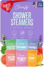 Cleverfy Shower Steamers Aromatherapy - Valentines Day Gifts for Her, Him, Women, Daughter, Mom, Girlfriend, Wife, Teen Girls and Boys - Valentines Gifts for Her, Him, Women and Men - 6 Tablets - Image 2