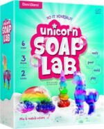 Dan&Darci Unicorn Soap Making Kit - Girls Easter Crafts DIY Project Age 6+ Year Old Kids - Unicorn Girl Gifts - Science Activity Teenage Gift - Make Your Own Soap - Craft Toys Ages 6 7 8 9 10 11 12 - Image 2