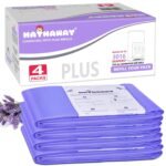 Diaper Pail Refills Increased 30% length Compatible with Dekor Plus Diaper Pails Lavender Scent Holds up to 3016 Diapers (4 Pack) - Image 2
