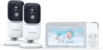 Dr.Care NeoView Video Baby Monitor with 2 Cameras-3.5” Screen, 2-Way Audio, Video Loop Recording, Night Vision, Real-Time/VOX Monitoring, Temperature Sensor, Lullabies, No Wi-Fi(Supports Up to 128GB) - Image 2