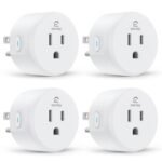 EIGHTREE Smart Plug, WiFi Outlet Works with Alexa & Google Home, Smart Home Socket with Remote Control & Timer Function, 2.4GHz WiFi Only, 4 Packs - Image 2