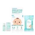 Frida Baby Breathe Easy Kit Sick Day Baby Essentials - 3pc Set Includes Vapor Wipes, Vapor Rub + Organic Vapor Drops to Help Baby Breathe Easy, Natural Baby Congestion Relief - Image 2