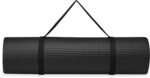 Gaiam Essentials 2/5" Thick (10mm) Yoga & Pilates, Fitness & Exercise Mat with Easy-Cinch Carrier Strap Cushion Support For Fitness and Gym Workouts - Image 2