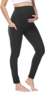 HOFISH Maternity Leggings, Yoga Pants, Pregnancy Leggings Over The Belly Workout Active Wear - Image 2