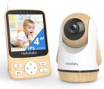 HelloBaby 4" IPS Video Baby Monitor with Camera - No WiFi, 26Hrs Battery, Night Vision, 2-Way Audio, Remote PTZ & Temp Sensor, 1000ft Range for Cribs/Nursery/Pets/Travel - Image 2