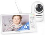 HelloBaby Baby Monitor 6" World First IPS Screen 30H Battery, Secure No WiFi, Pan Tilt Video Camera with Night Vision, VOX, 2-Way Talk, 1000ft, Portable Video Audio Monitor Ideal for Mom, Elderly, Pet - Image 2
