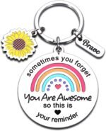 Inspirational Cheer up Gift for Women, Stocking Stuffers for Teen Girls, Christmas White Elephant Gifts for Daughter Niece Coworkers, Sunflower Mental Health Gifts for Women, Stress Relief Items - Image 2
