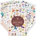 Legend Mega Sticker Pack – 1,900+ Small Stickers for Planner, Journal & Calendar – Aesthetic, Inspirational, Seasonal, Dates, Months, Holidays, Wellness & Budget Stickers – Planner Accessories - Image 2