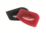 Lodge Pan Scrapers. Handheld Polycarbonate Cast Iron Pan Cleaners. (2-Pack. Red/Black) - Image 2