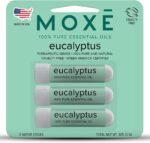 MOXĒ Eucalyptus Essential Oil Nasal Inhaler, Sinus & Congestion Relief, Daily Relaxation, Stress Relief, Therapeutic No-Mess Aromatherapy, Pure and Natural, Made in USA (3 Pack) packaging may vary - Image 2