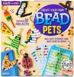 Made By Me Create Your Own Bead Pets, Makes 10 Bead Animal Keychains, Includes Over 400 Beads & Storage Case, Arts And Crafts Kit for Kids - Image 2