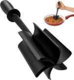 Meat Chopper, Ground Beef Masher with 5-Blade Head, Versatile High-Temp Heat-Resistant Hamburger Masher, Nylon Non-Stick Meat Masher, Kitchen Aid (Black) - Image 2